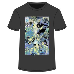 COMIC VERSUS DARK GRAY T-SHIRT