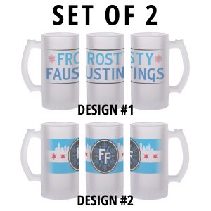 WINDY CITY FROSTED MUG SET OF 2